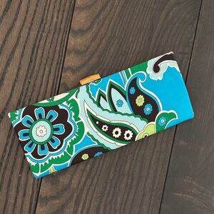 Banana Republic Floral Paisley Patterned Clutch